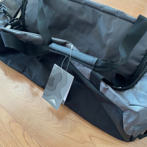 High Sierra Essential Duffel Bag, Mercury Black 60 L. Gym Travel Carry On. NWT - Picture 15 of 16